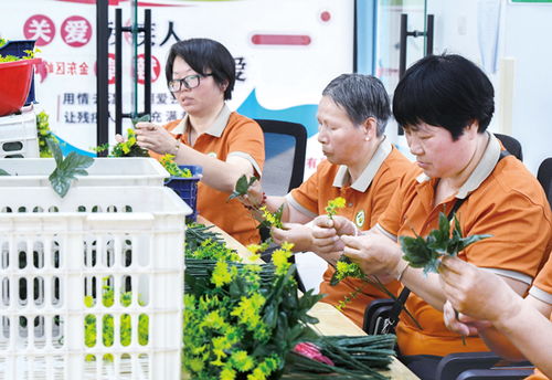 来料加工 助残增收