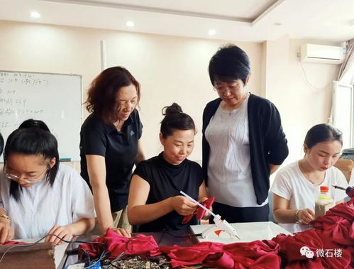 政府副县长呼鹏燕调研石楼县来料加工工作
